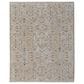 Feizy Pasha 39M6F 5" x 7"6" Beige and Blue Area Rug, , large
