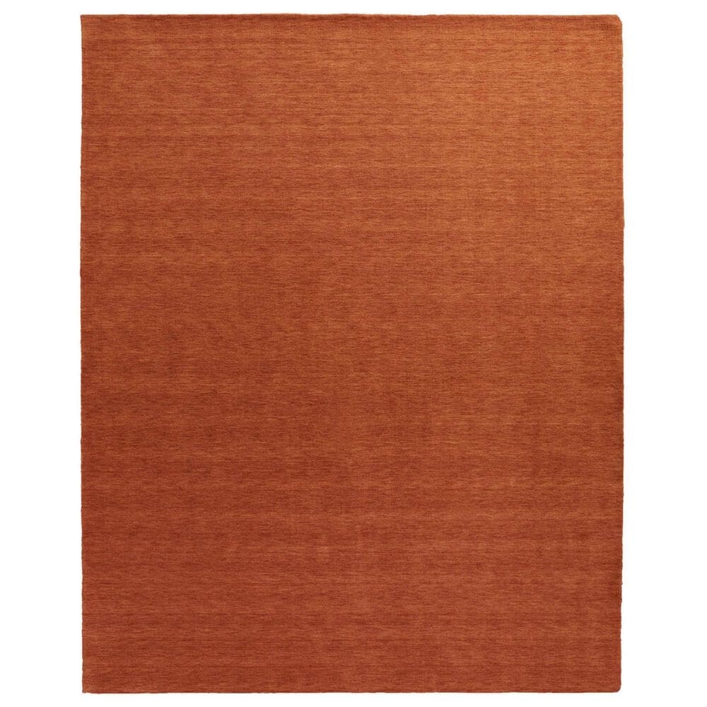 Feizy Luna 5" x 8" Orange Area Rug, , large