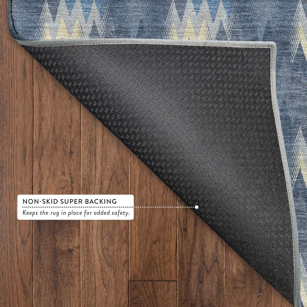 Dalyn Rug Company Soft Essentials Chevron Navy 10' x 14' Area Rug, , large