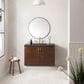 James Martin Vanities Amberly 36" Single Bathroom Vanity in Walnut with 3 cm Charcoal Soapstone Quartz Top and Rectangular Sink, , large