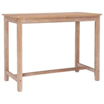 Linon Home Decor Claridge Counter Height Pub Table in Distressed Natural - Table Only, , large