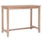 Linon Home Decor Claridge Counter Height Pub Table in Distressed Natural - Table Only, , large