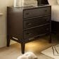 Riva Ridge Sutton 3-Drawer Nightstand in French Roast, , large