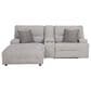 Ashley Acklen Place 3-Piece Power Left Facing Reclining Sectional with Console in Pewter, , large