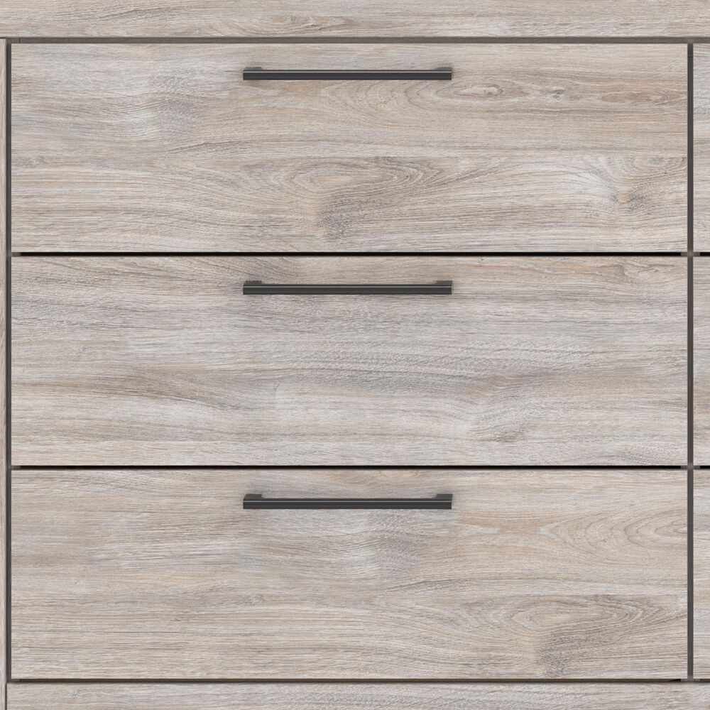 Ashley Broachmyn King Bed with Dresser and Nightstand in Light Gray, , large