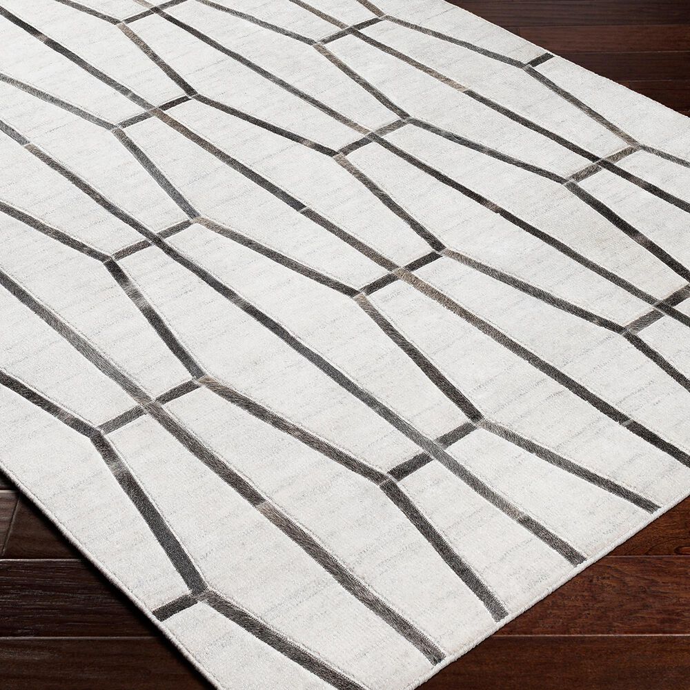 Surya Eloquent 10&#39; x 14&#39; Black, Charcoal and Gray Area Rug, , large