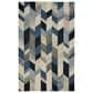 Feizy Arazad 5" x 8" Blue and Ivory Area Rug, , large