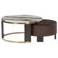 Ashley Jazmore 2-Piece Nesting Cocktail Table Set in Brown and Brass, , large