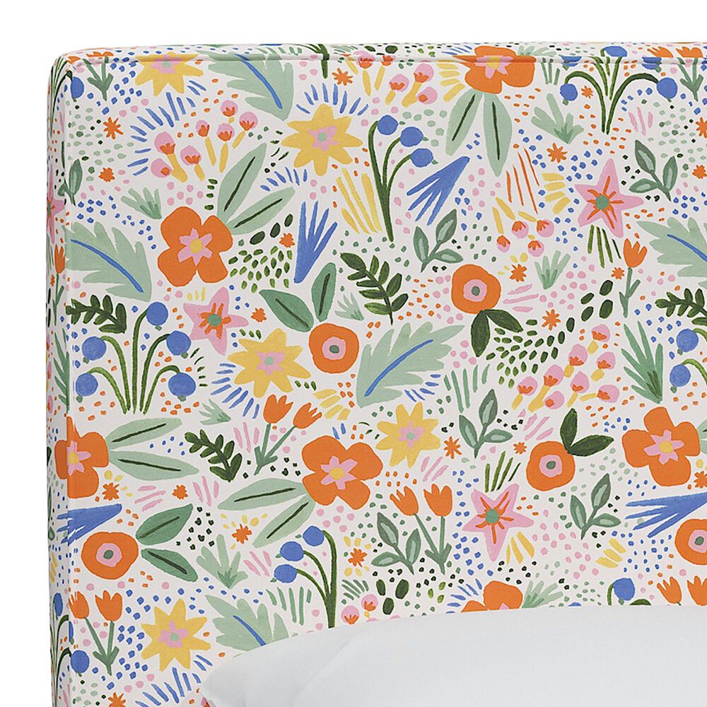 Rifle Paper Co Crafted by Cloth &amp; Company Elly Full Headboard in Merida Multi, , large