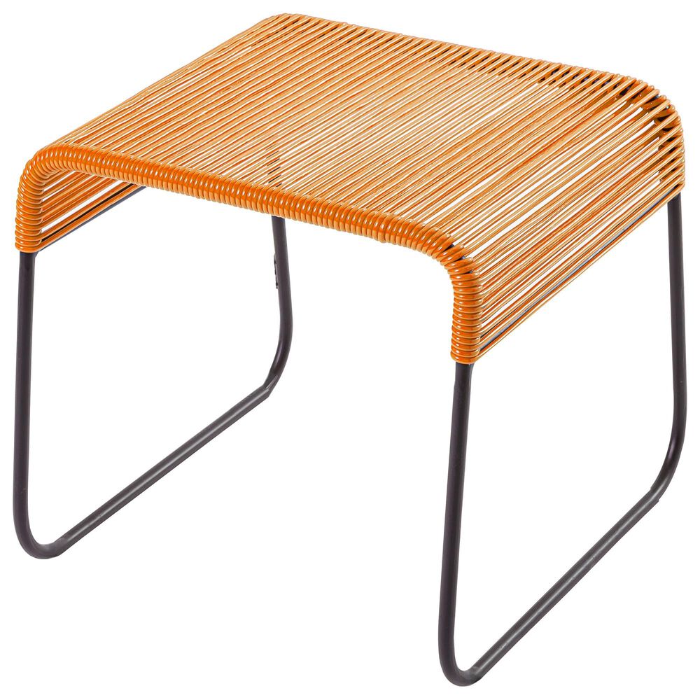 La Silla Acapulco Grapa Small Stool in Orange, , large