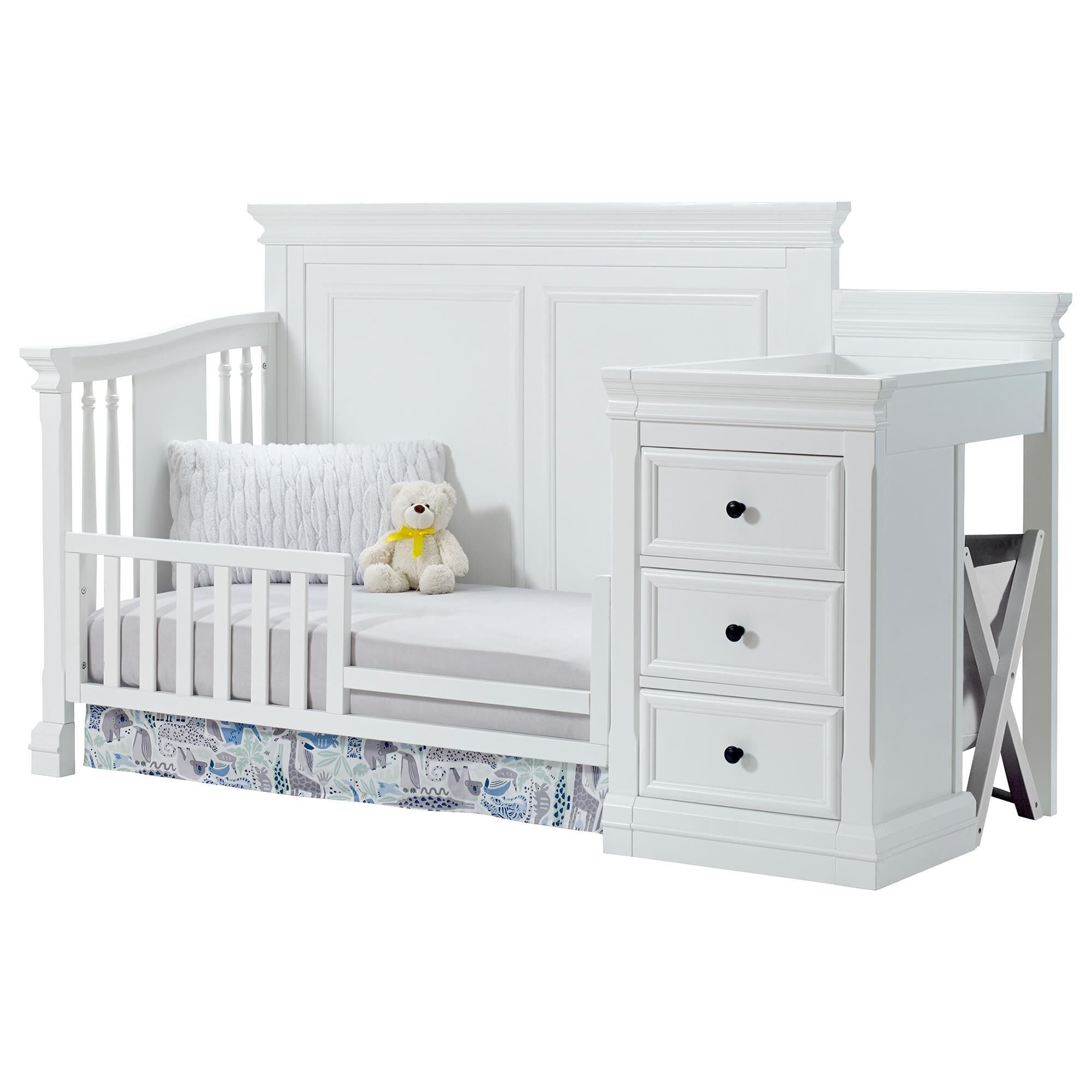 Portofino crib cheap changer assembly