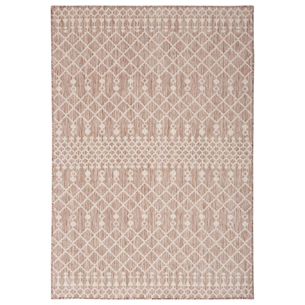 Nourison Positano Southwestern Beige 6&#39; x 9&#39; Indoor/Outdoor Area Rug, , large