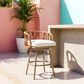 Zuo Modern Safal Patio Swivel Barstool in Multicolor, , large