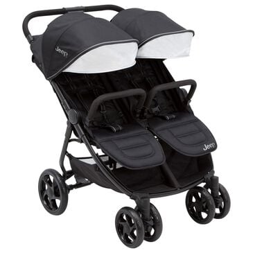 Delta Jeep Destination Side-By-Side Double Ultralight Stroller in Midnight, , large
