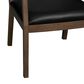 Regency Global Sourcing Regent WallGuard Guest and Reception Side Chair with Black Cushion in Neo Walnut, , large