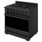 Thor Kitchen Gordon Ramsay Series 36" Professional Gas Range in Black, , large