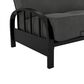 DHP Aiden Futon Frame in Black, , large