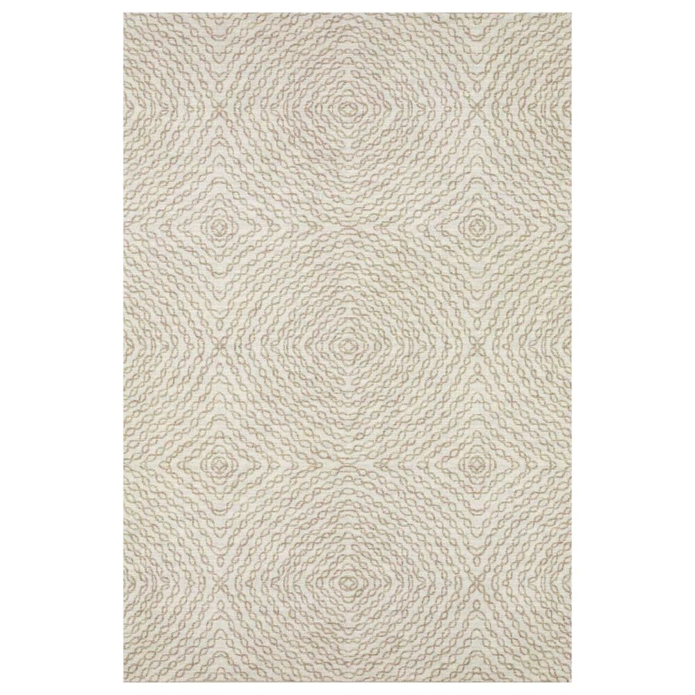 Dalyn Rug Company Brisbane Geometric 8" x 10" Ivory Area Rug, , large
