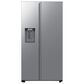 Samsung Bespoke AI 27 Cu. Ft. Side-by-Side Refrigerator with Sphere Ice and External Water and Ice Dispenser in Fingerprint Resistant Stainless Steel, , large