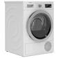 Bosch 500 Series 24" Heat Pump Dryer in White, , large