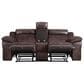 Steve Silver Pueblo Manual Recliner Console in Coffee, , large
