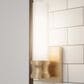 Hunter Lenlock 1-Light Wall Sconce with Cased White Shade in Alturas Gold, , large