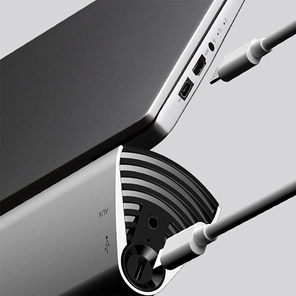 Edifier MF200 Portable Bluetooth Soundbar in Silver, , large