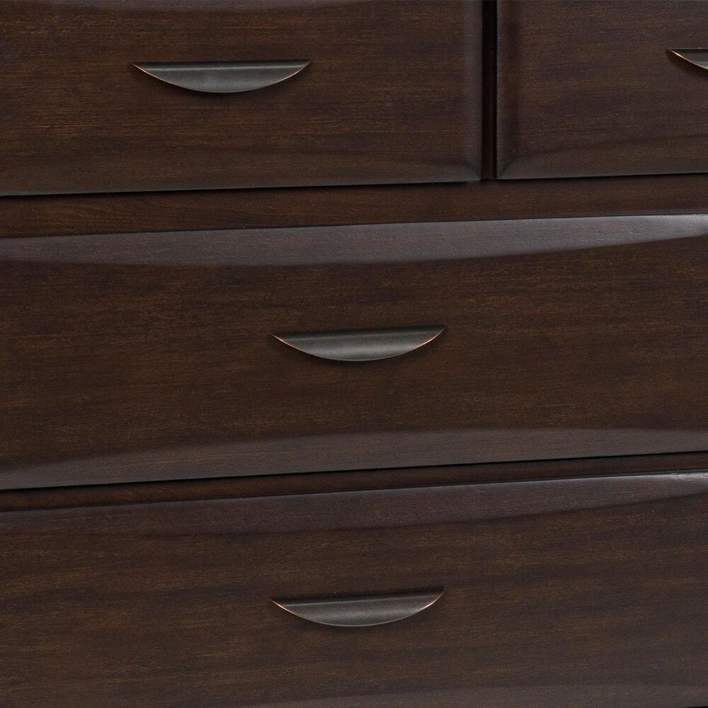 Ashley Vanmore 3-Piece Queen Storage Bedroom Set in Dark Brown, , large