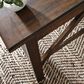 Ashley Baldridge 3-Piece Office Desk Set in Rustic Brown, , large