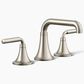 Kohler Tone Widespread Bathroom Sink Faucet in Vibrant Brushed Nickel, , large