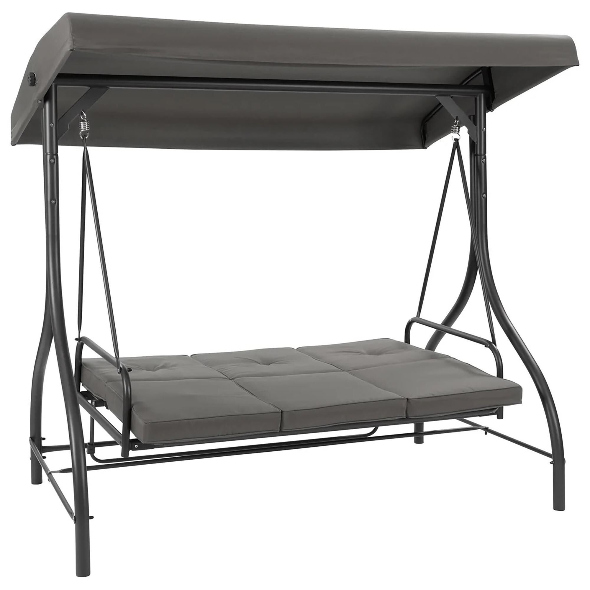 Patio swing best sale with canopy