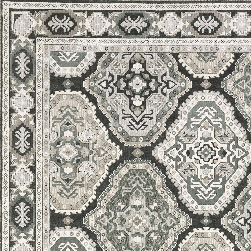 Oriental Weavers Ellington 3&#39;10&quot; x 5&#39;5&quot; Grey and Ivory Area Rug, , large