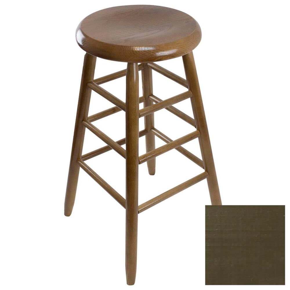 Lakeside Garland Round Barstool in Olive, , large