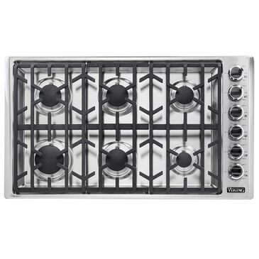 Viking Range 36" Professional Natural Gas Cooktop in Stainless Steel, , large