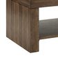 Nicolette Home Baxton Cooktail Table in Sienna Ridge and Brushed Pewter, , large