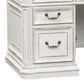 Belle Furnishings Magnolia Manor Jr Executive Desk in White, , large