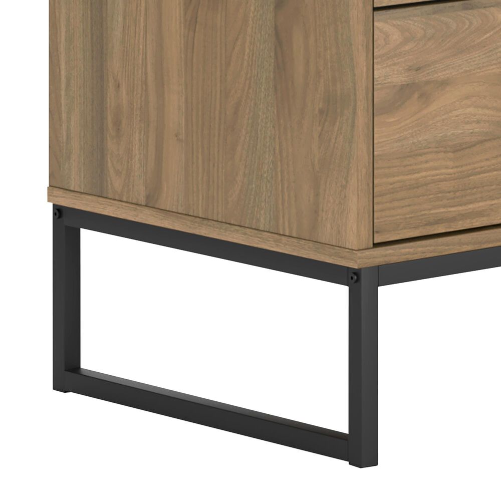 Ashley Deanlow 6-Drawer Dresser in Honey Brown and Dark Pewter, , large