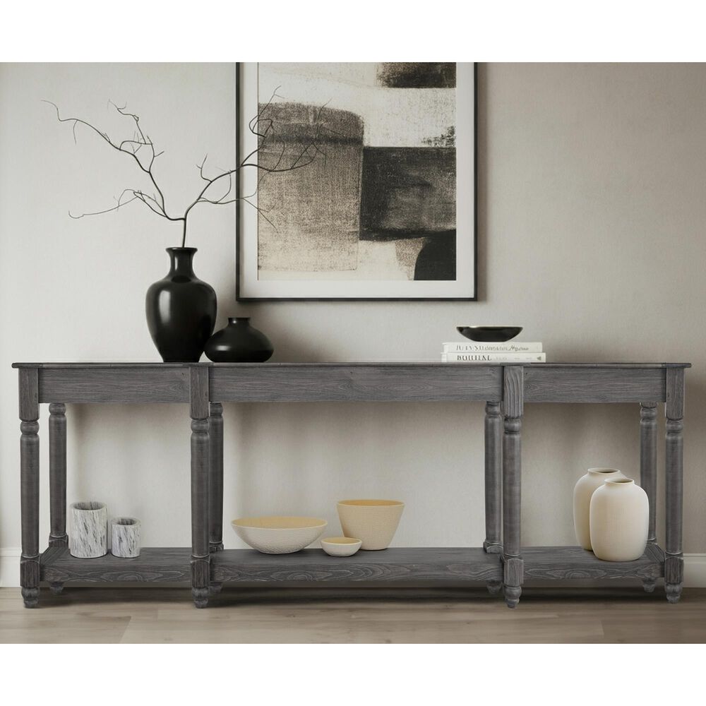 Fallridge Tiffany Sofa Table in Black, , large