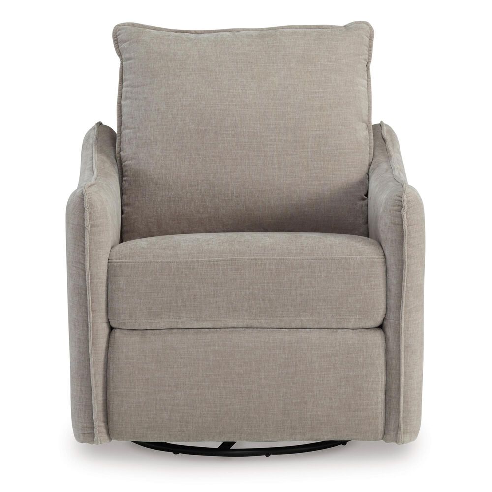 Ashley McBurg Swivel Power Recliner in Taupe, , large