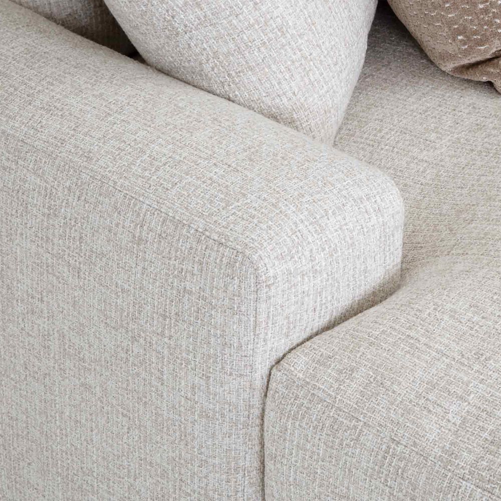 Moore Furniture Jude Stationary Left Arm Facing Loveseat in Natural, , large