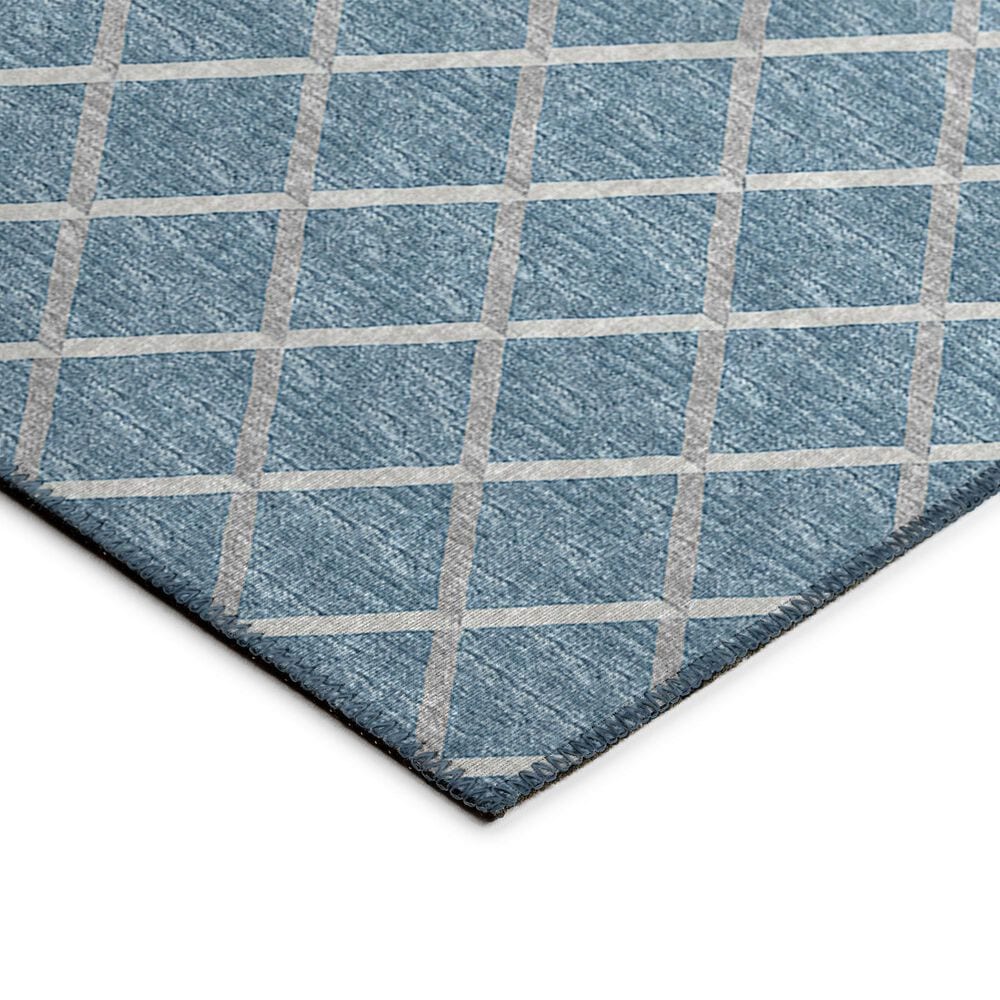 Dalyn Rug Company York 1&#39;8&quot; x 2&#39;6&quot; Sky Blue Indoor/Outdoor Area Rug, , large