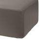 Jaxx Fairlie Faux Leather Ottoman in Gunmetal, , large