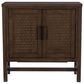 Linon Home Decor Malcolm 2-Door Accent Cabinet in Brown, , large