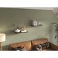 Hearth and Haven Ecco32" Floating Wall Shelf with Concealed Mounting in Dark Brown (Set of 2), , large