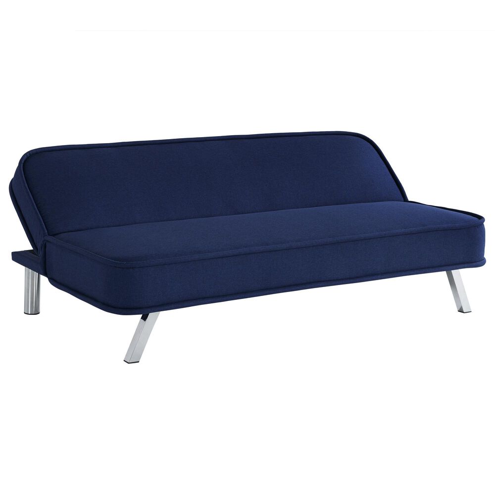 Lifestyle Solutions Toni Convertible Sofa in Navy, , large