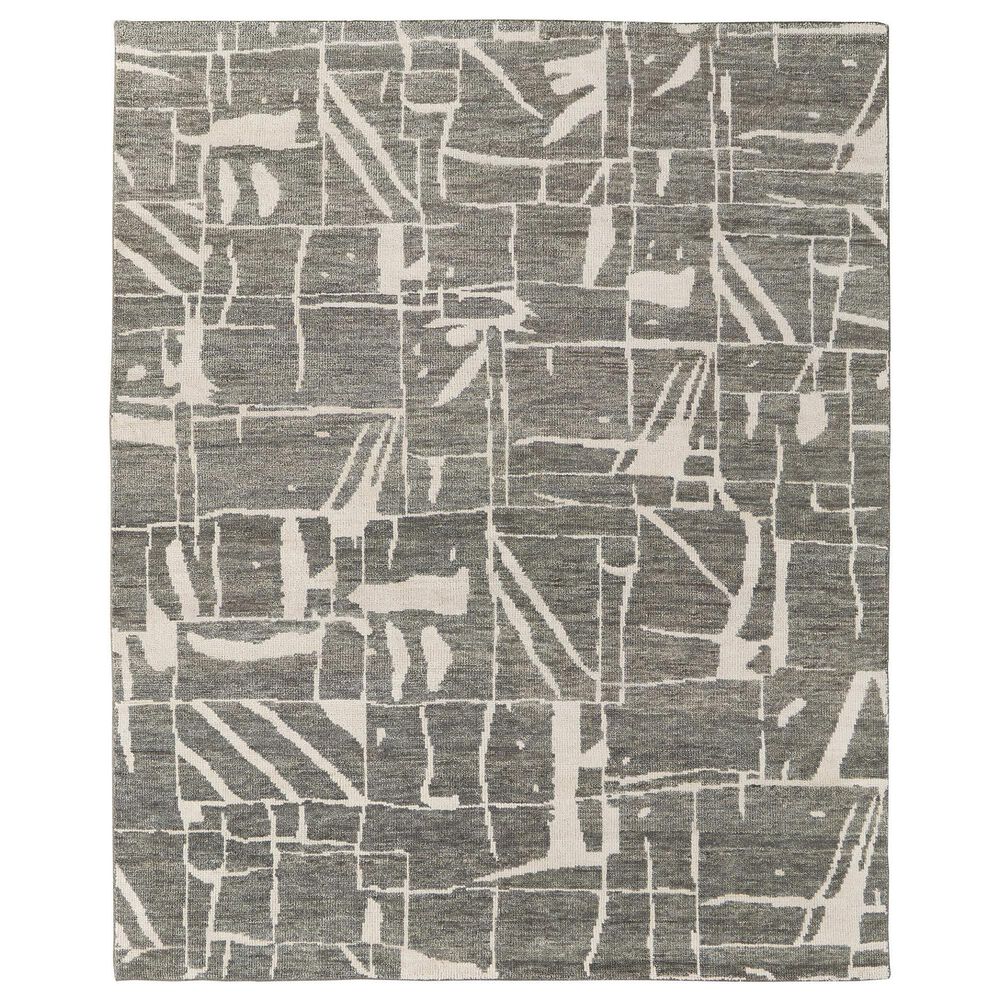Feizy Sutton 8"6" x 11"6" Pewter and Green Area Rug, , large