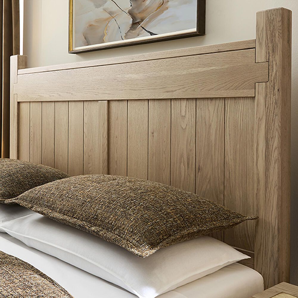 Viceray Collections Joinery 4-Piece King Poster Bedroom Set in Natural Oak, , large