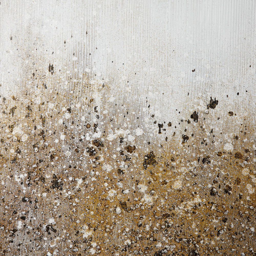 CosmoLiving by Cosmopolitan 40&quot; x 30&quot; Abstract Wall Art in White, Black, Gold and Grey &#40;Set of 2&#41;, , large