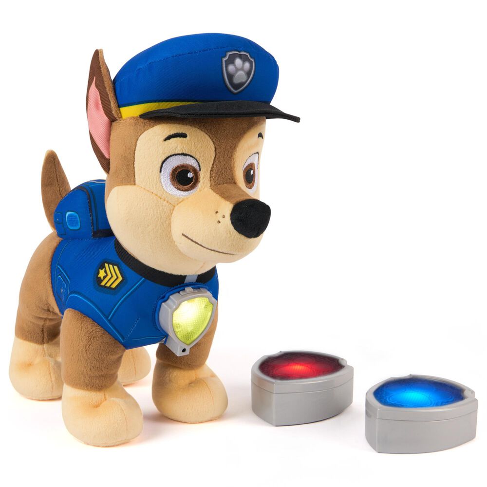 PAW Patrol Interactive Chase Plush, , large