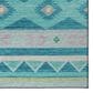 Dalyn Rug Company Phoenix 9" x 12" Teal Indoor/Outdoor Area Rug, , large